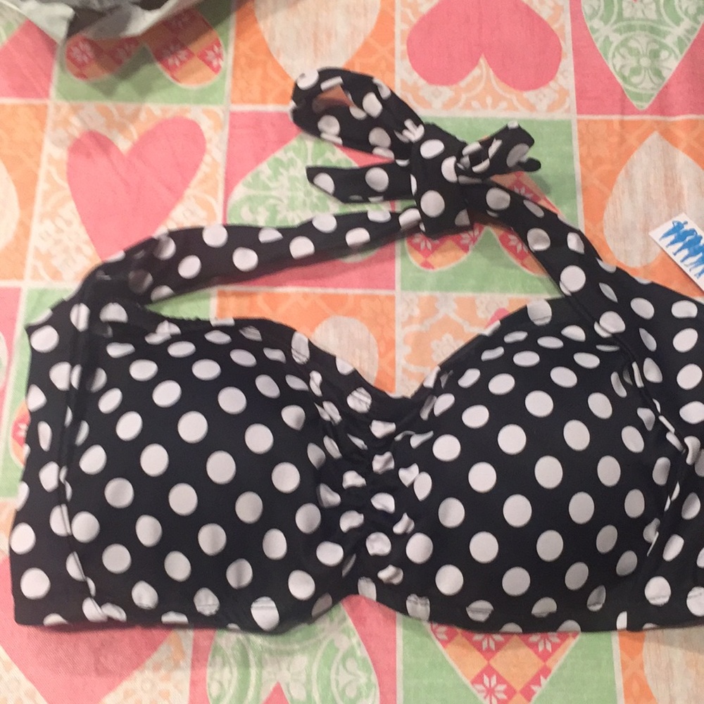 Swimsuits for all polka dot bikini top
